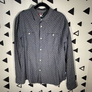 Modern Amusement polka dot button down shirt